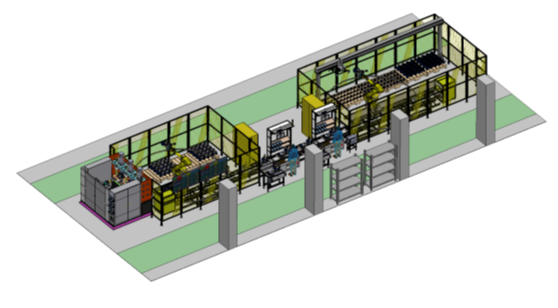 DN50-DN150 soft seal gate valve digital assembly line